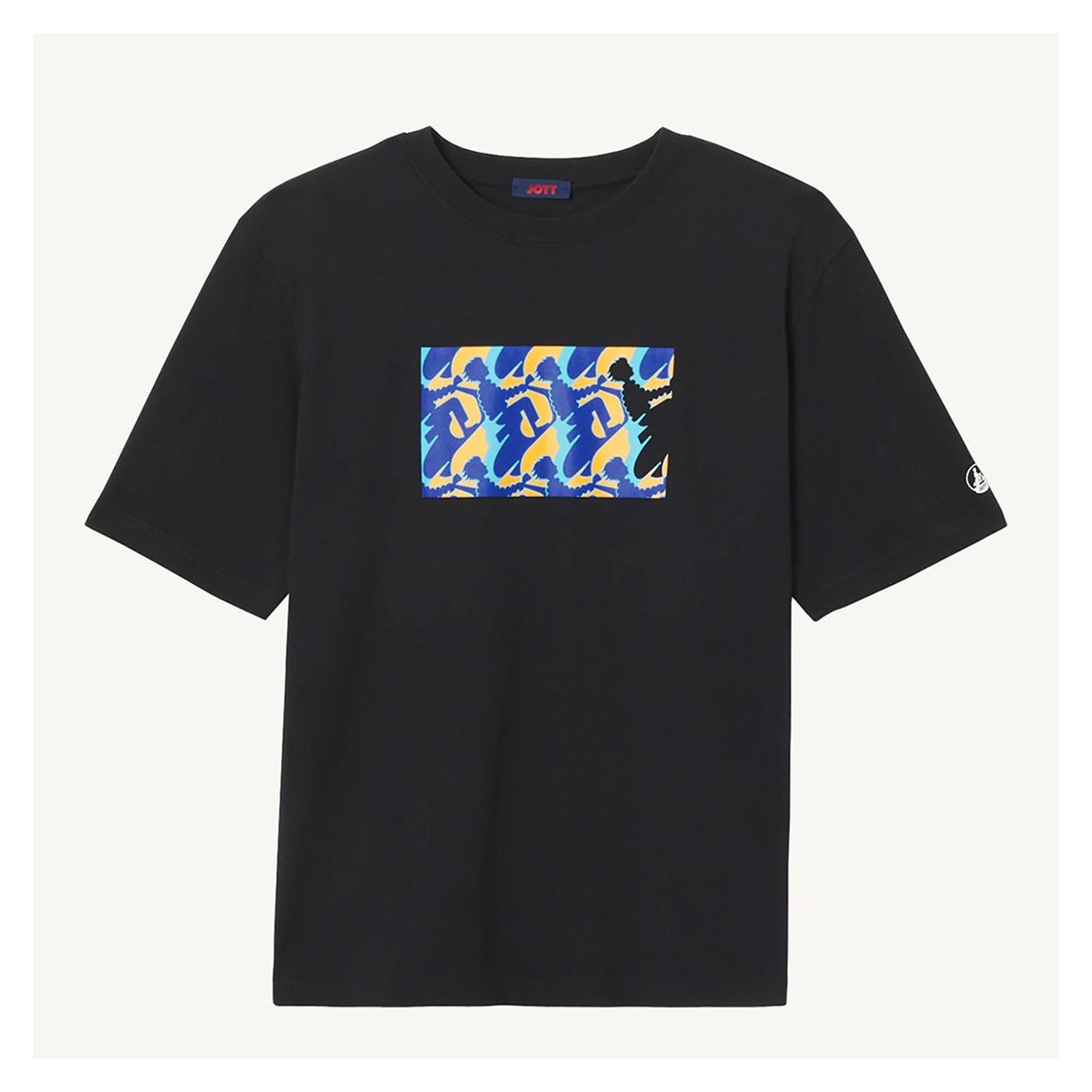 T-Shirt En Coton Leo Noir main product photo