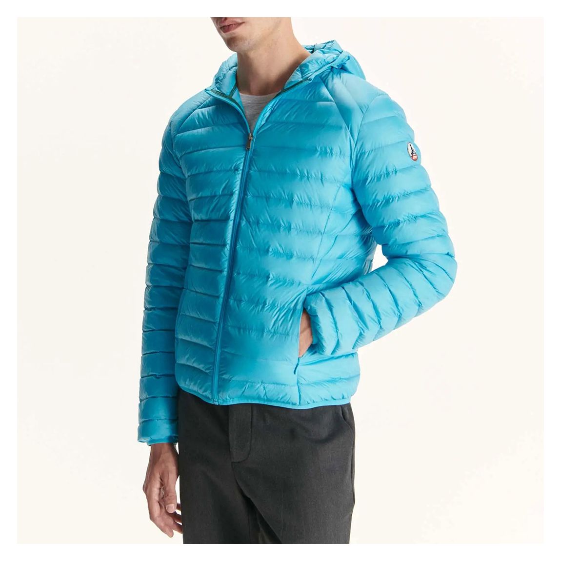 Veste Imperméable Nico Bleue main product photo
