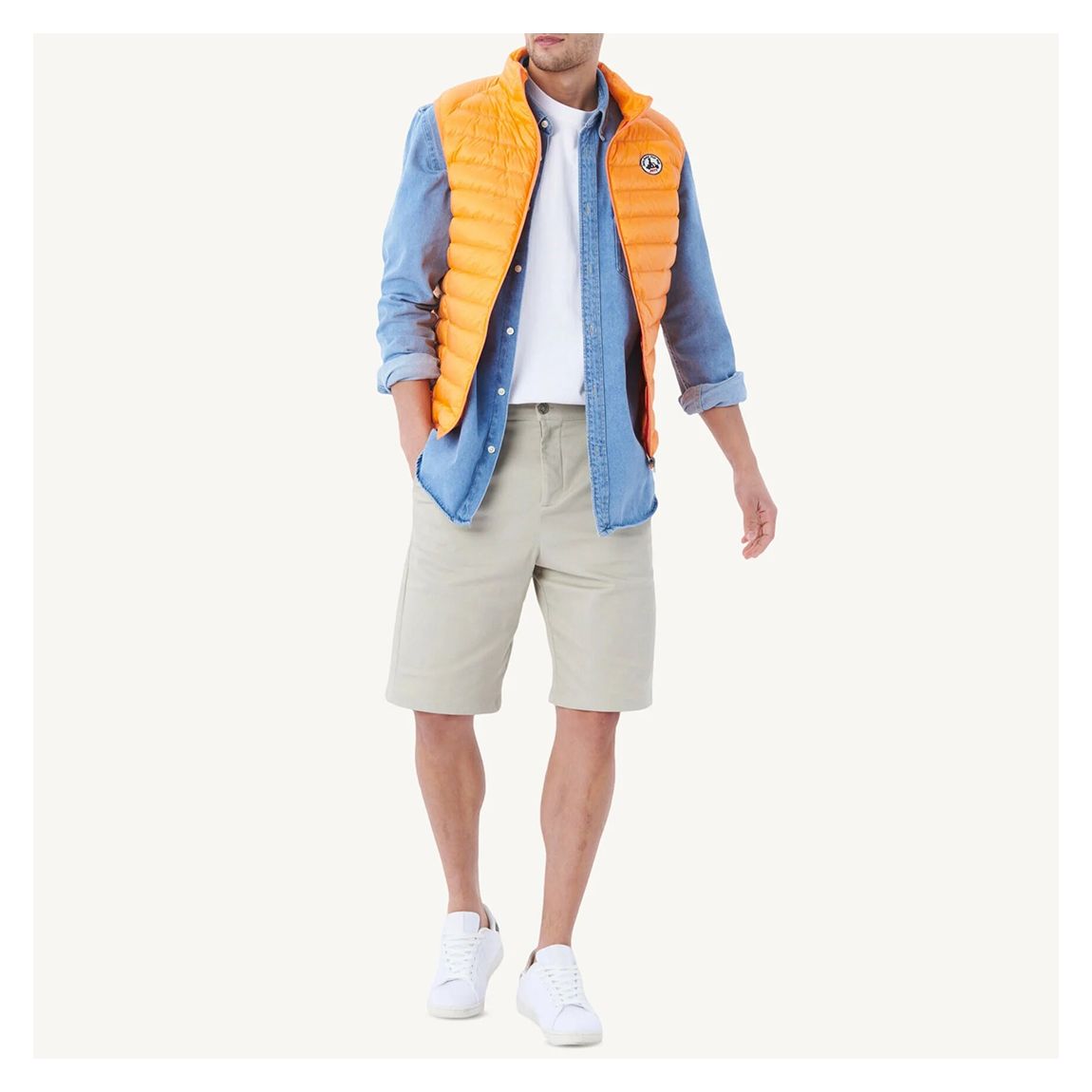 Abricot Tom Gilet Empaquetable main product photo