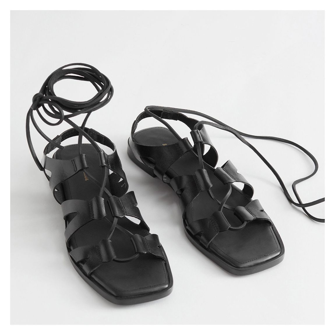 Sandales En Cuir Noir Tammy main product photo