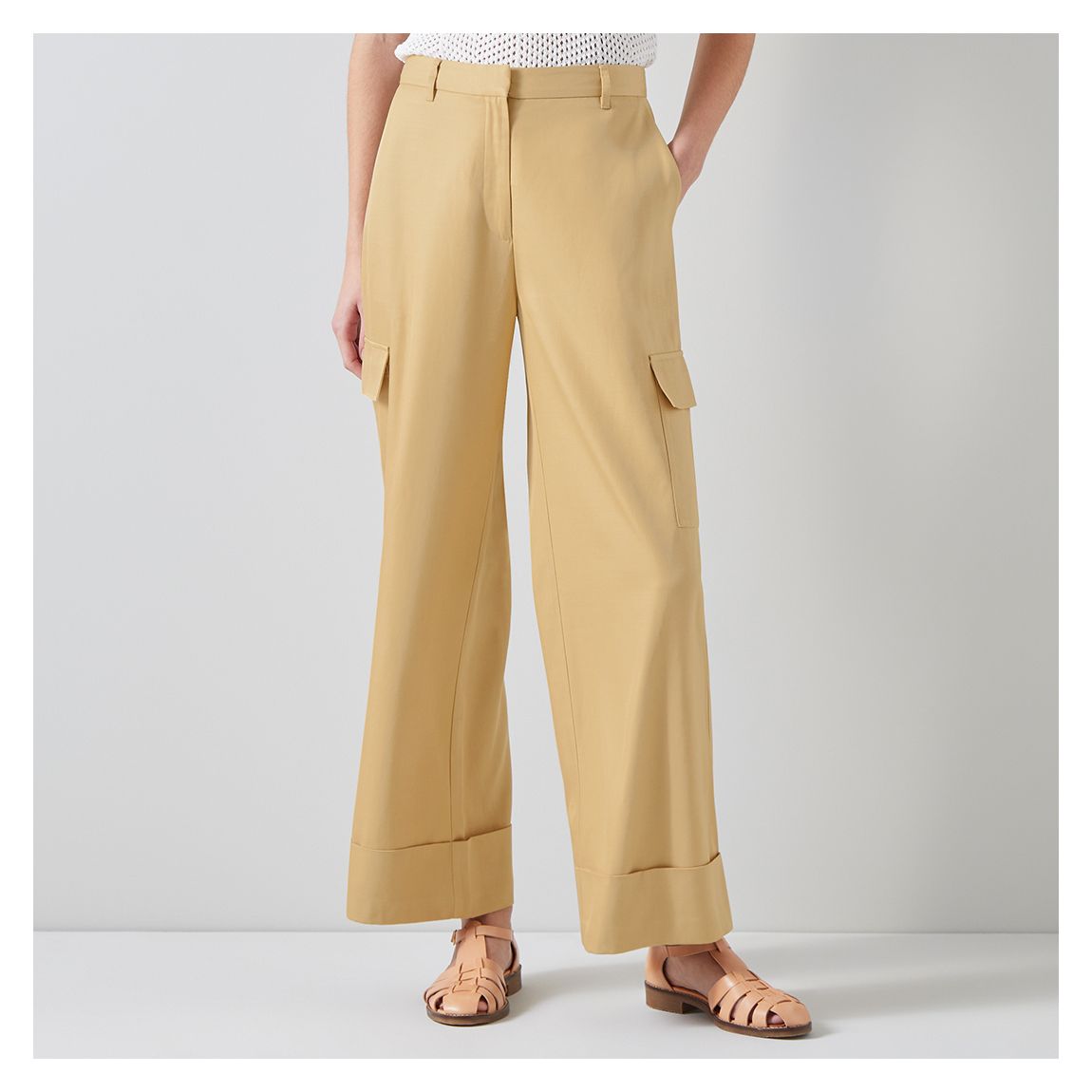 Pantalon Cargo Riviera Beige main product photo