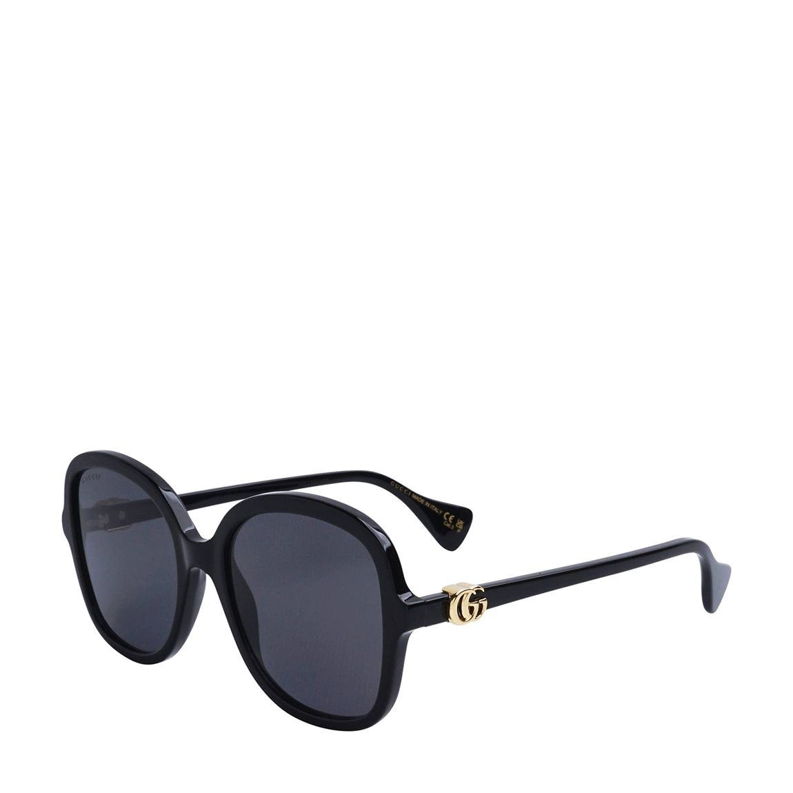 Lunettes De Soleil Gucci Noires/Grises 56Mm Pour Femme main product photo
