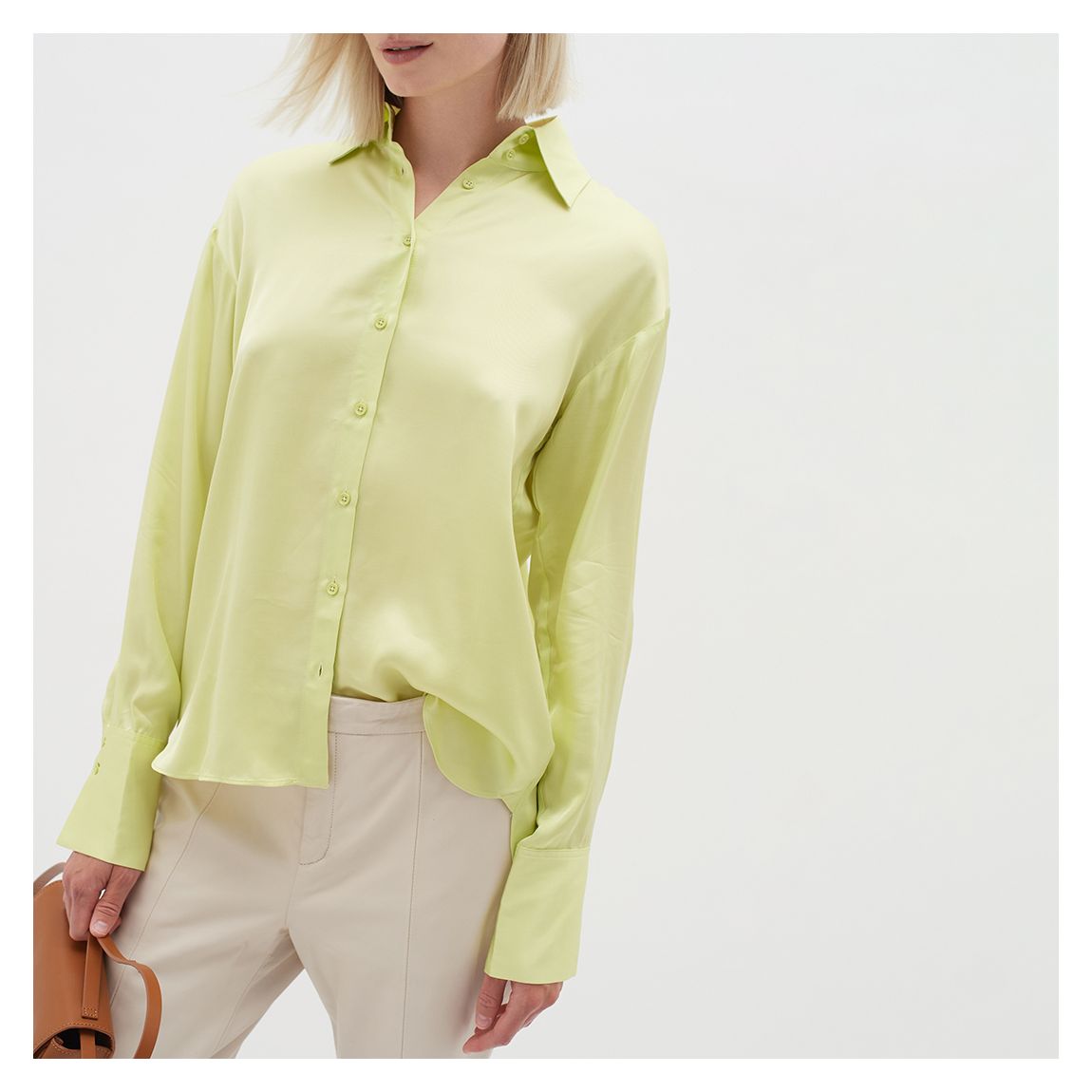 Chemise Pauline Lime main product photo