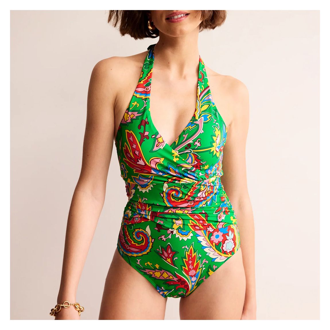 Maillot De Bain Dos Nu Levanzo Vert main product photo