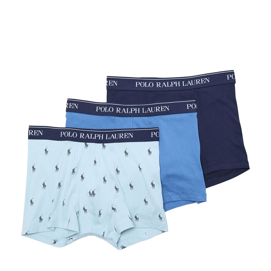 Blue Multi 3 Pack Classic Cotton Blend Briefs main product photo