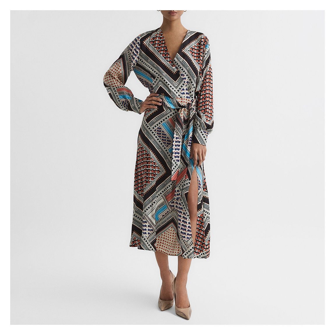 Robe Midi Imprimée Multi Alegra main product photo