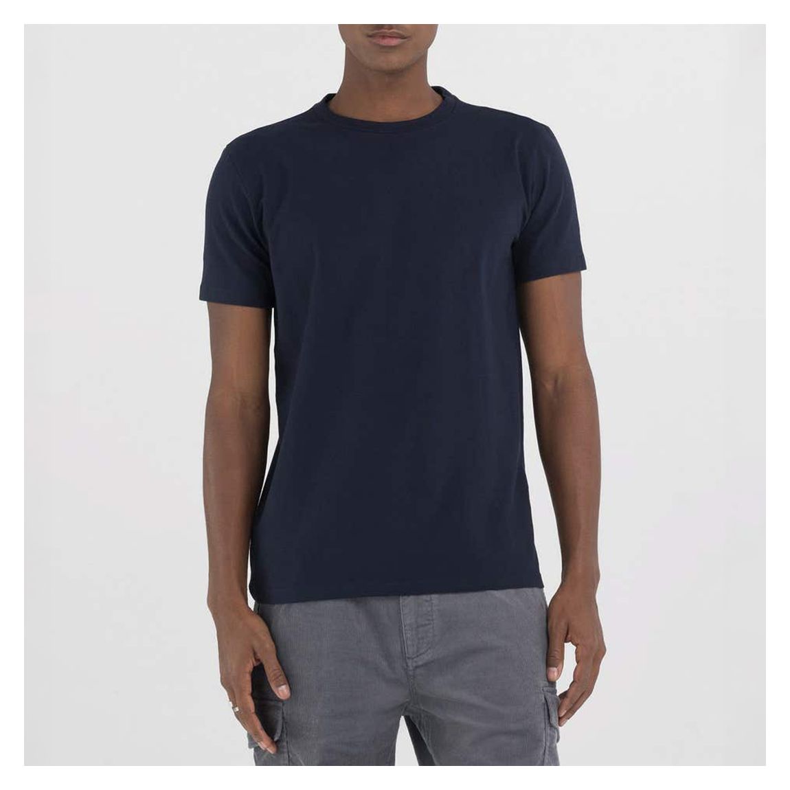 T-Shirt En Jersey Extensible Marine main product photo