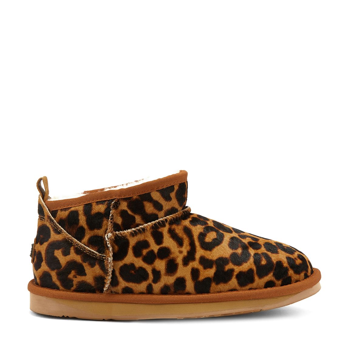 Bottines Ultra Courtes Léopard Cosy main product photo