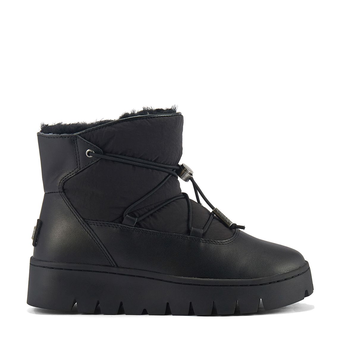 Bottines Noires Adeline Snow main product photo