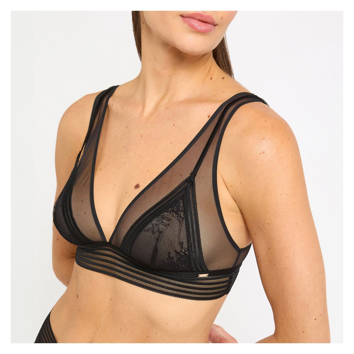 Bralette Triangle Starlight Apex Noir main product photo