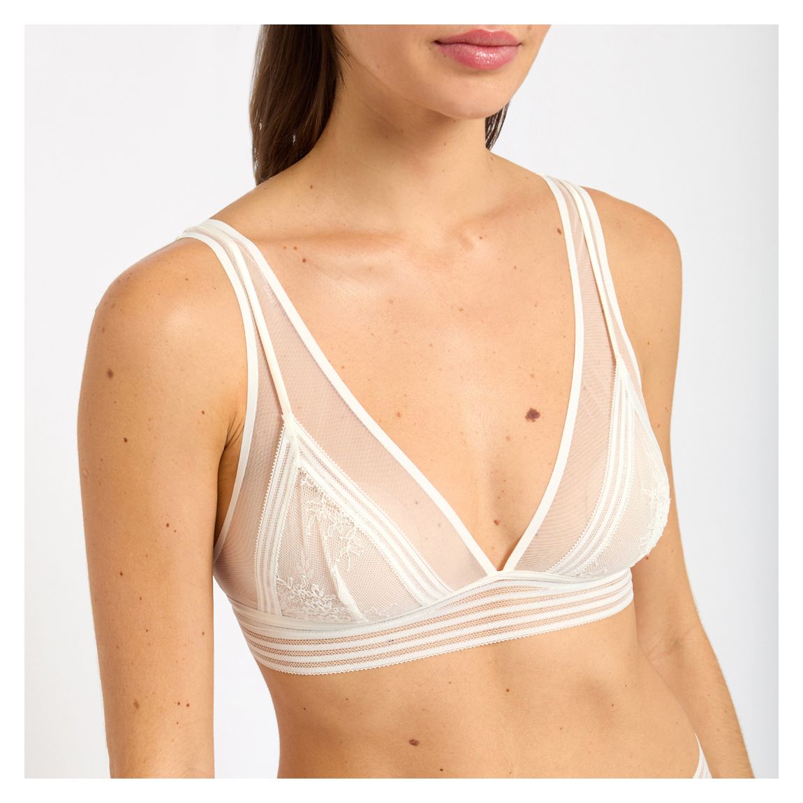 Bralette Triangle Starlight Apex Blanc main product photo