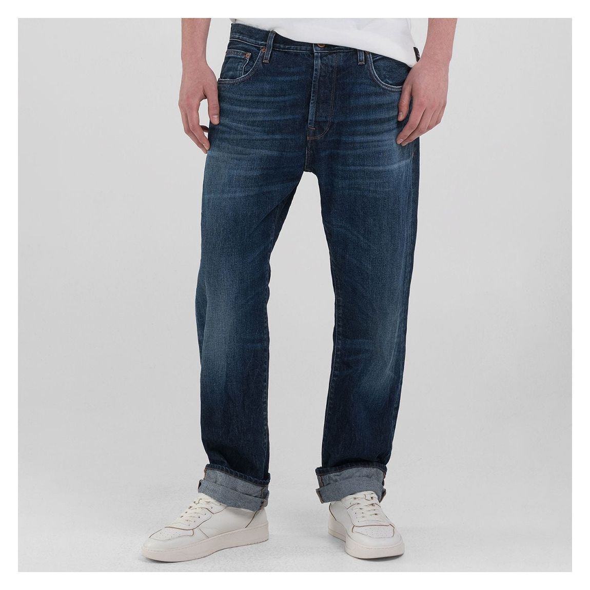 Jean Décontracté Stretch Sartoriale Bleu main product photo