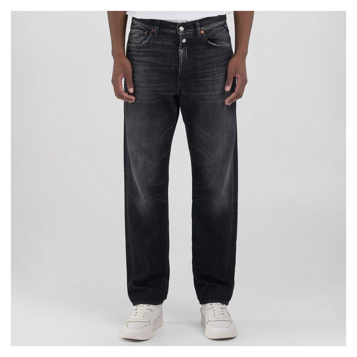 Jean Droit Stretch Noir M9Zero1 Eco Plus main product photo