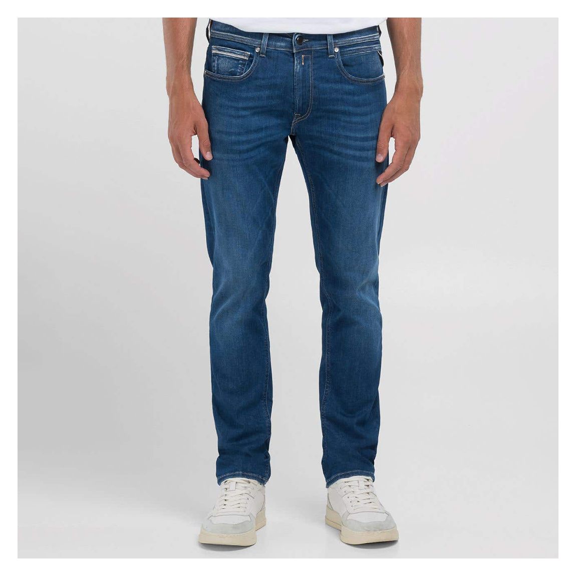 Blue Grover Hyperflex Straight Stretch Jeans main product photo