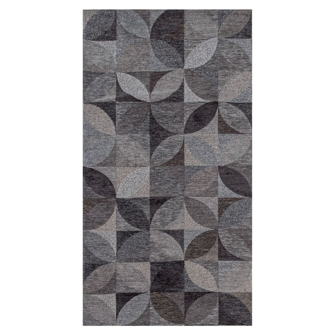 Tapis Marron Rondo Charcoal main product photo