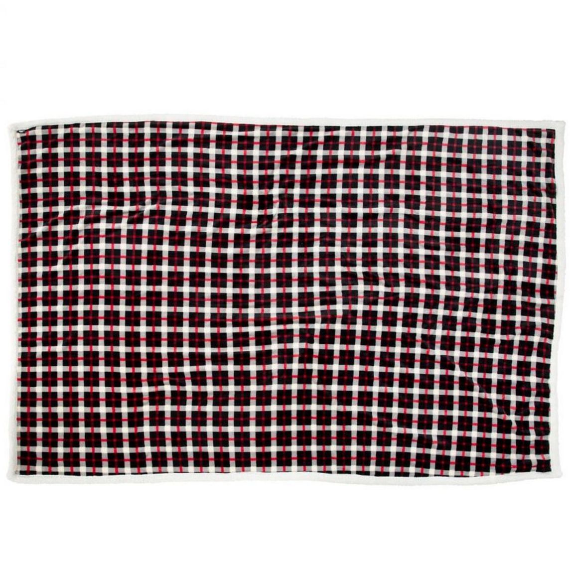 Couverture Vallon Rouge / Noir / Blanc main product photo