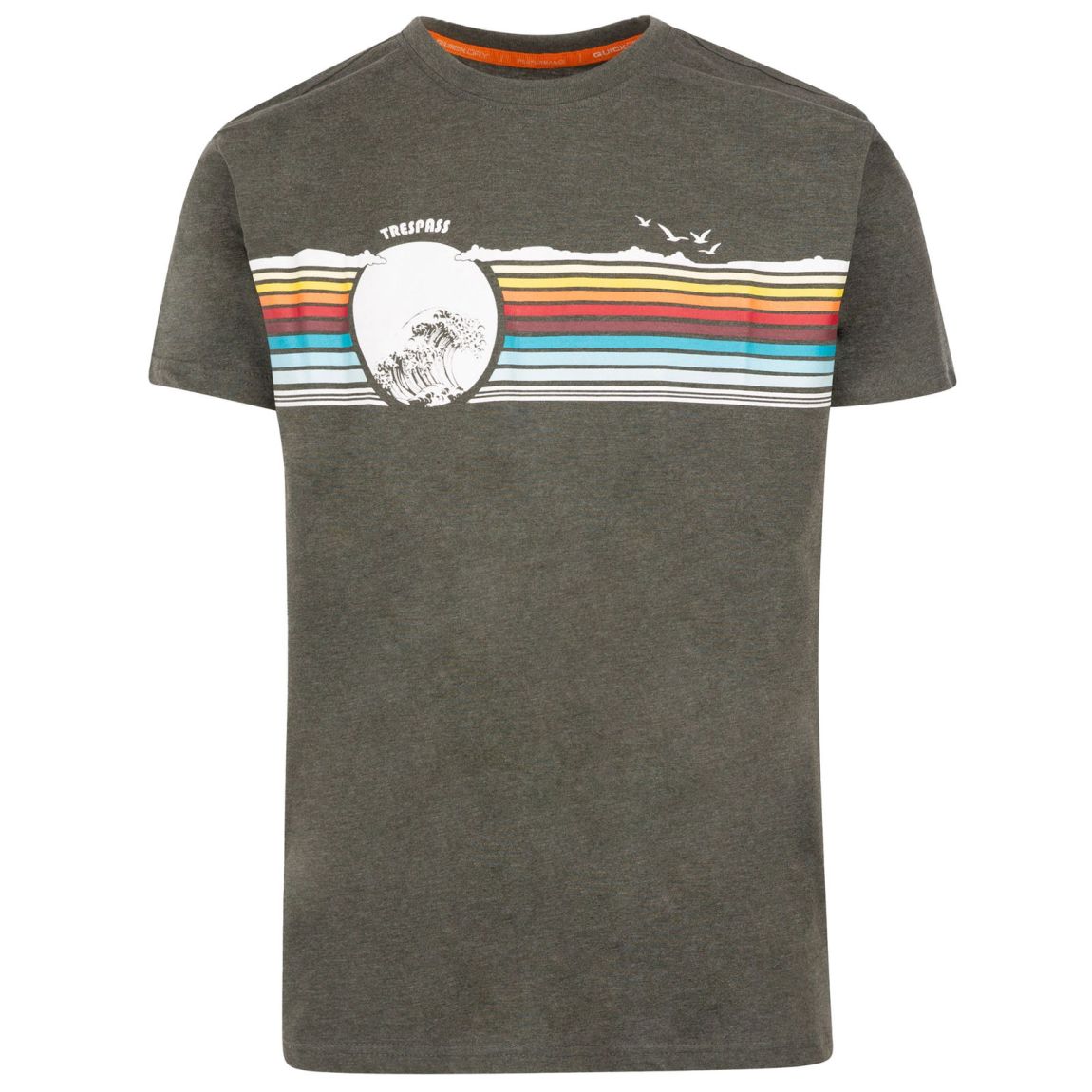 T-shirt Lakehouse Kaki Chiné main product photo
