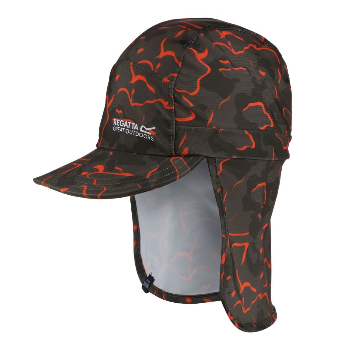 Casquette Vert Kaki Sombre / Orange Vif main product photo