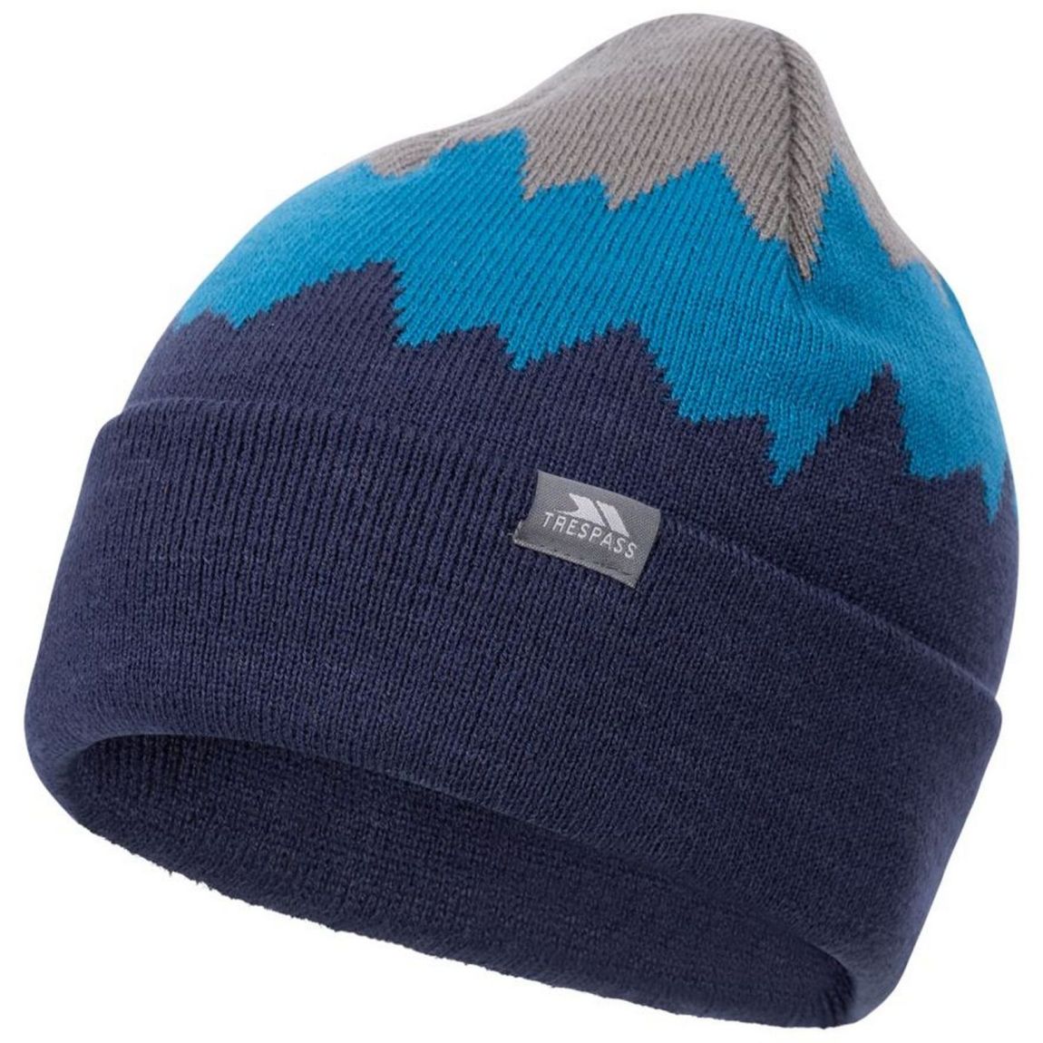 Bonnet Cobbler Gris Orage / Bleu Vif / Bleu Marine main product photo