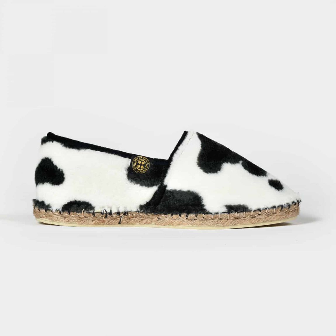 Espadrilles-chaussons Fourrées Vache main product photo