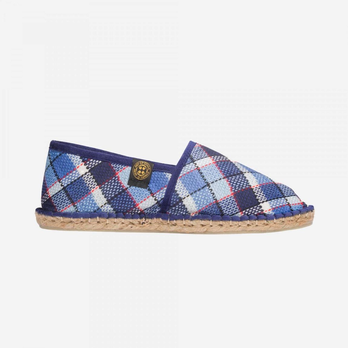 Espadrilles-chaussons Fourrées Tartan main product photo