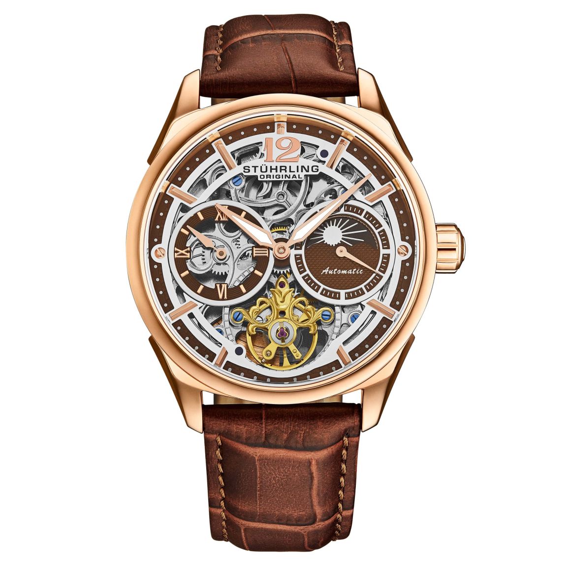 Vanguard 1019 Automatique à Double Fuseau Horaire 42mm Squelette main product photo