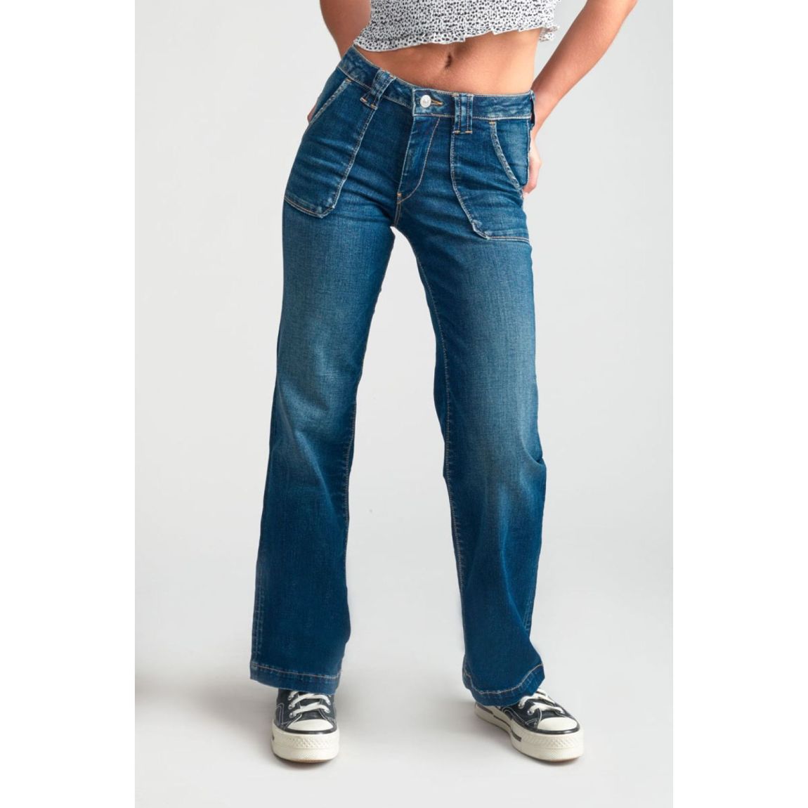 Jeans Flare, Très évasé main product photo