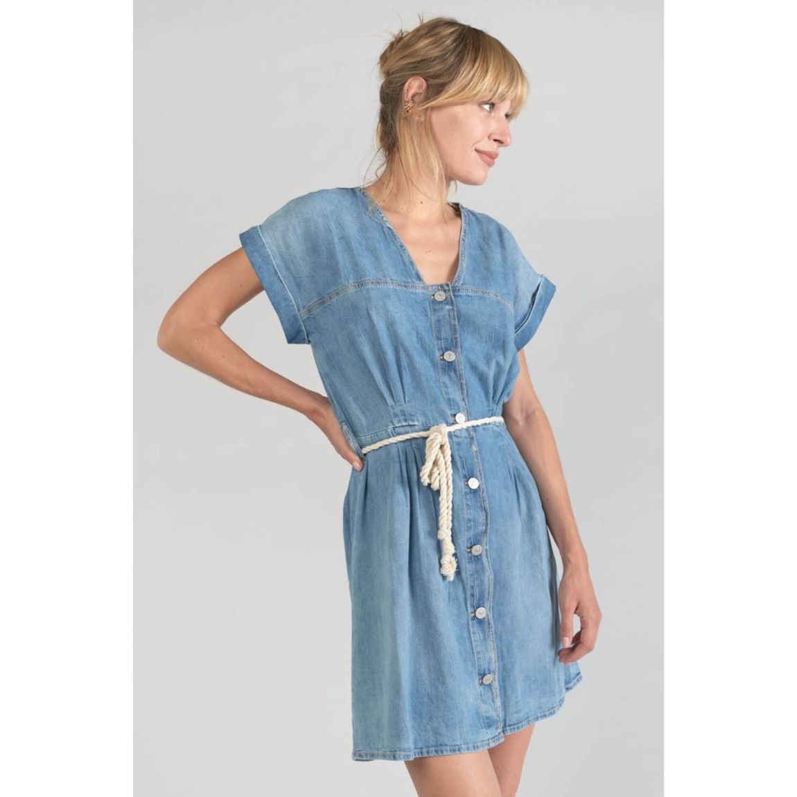 Robe Droite En Jeans Eourres main product photo