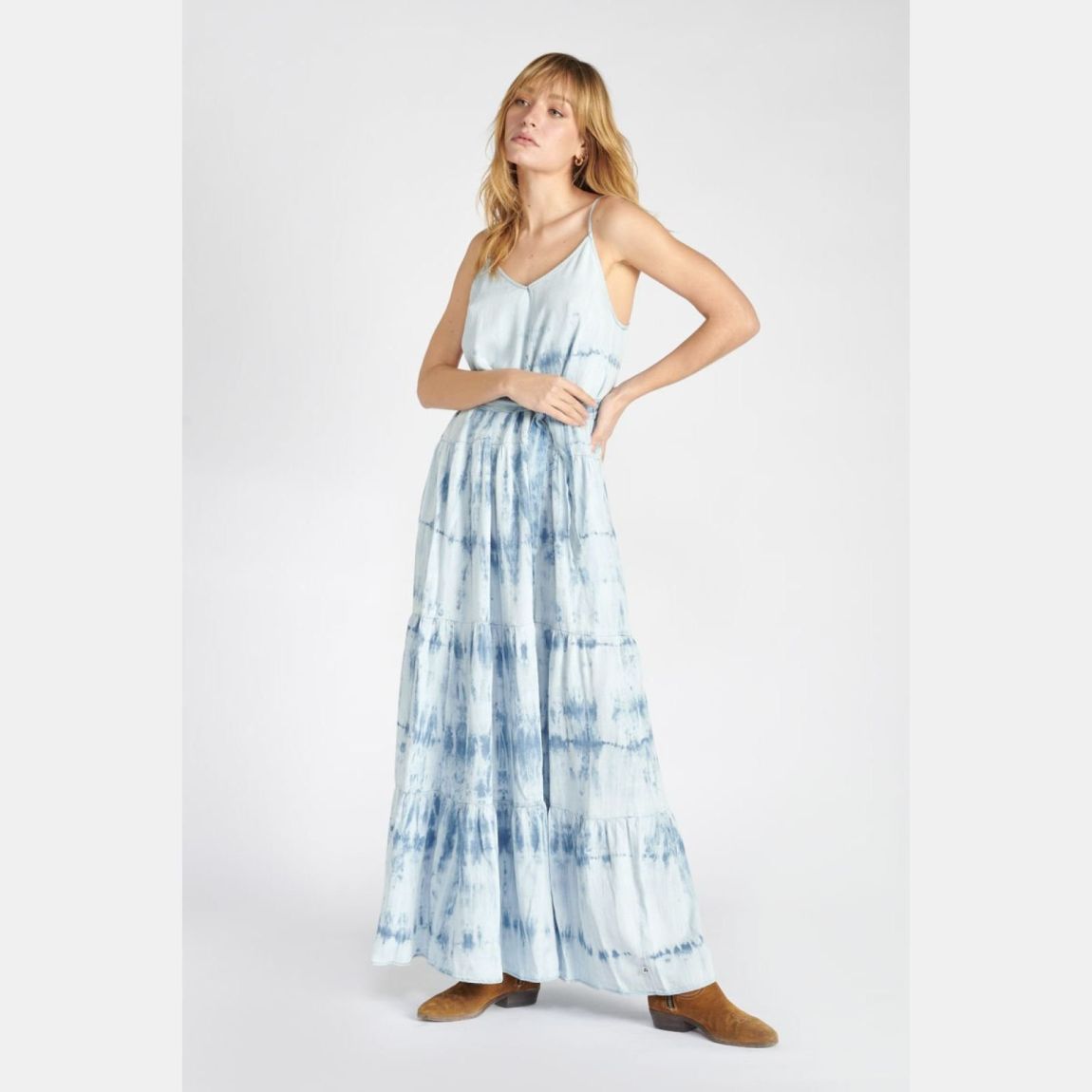 Robe Longue Droite Nikos main product photo