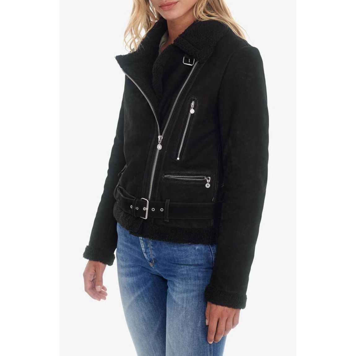 Blouson En Cuir Judith main product photo