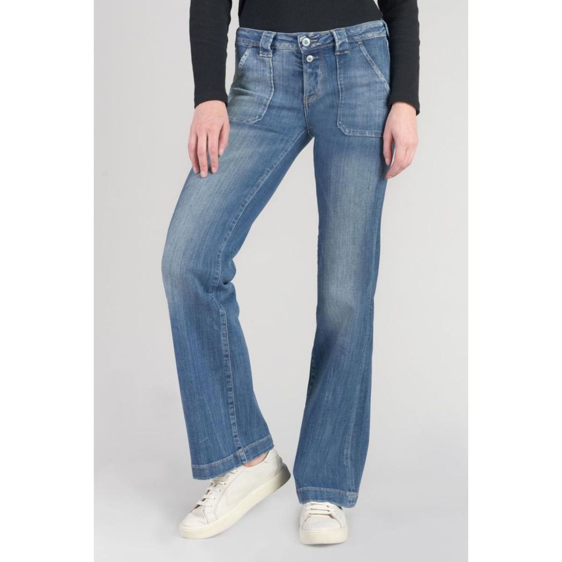Jeans Flare, Très évasé main product photo