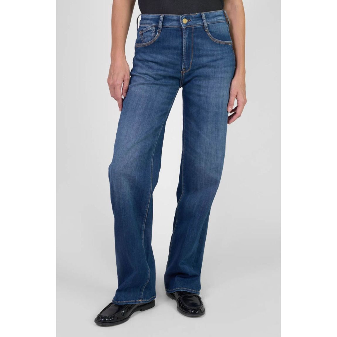 Jeans Push-up Regular, Droit Taille Haute Pulp main product photo