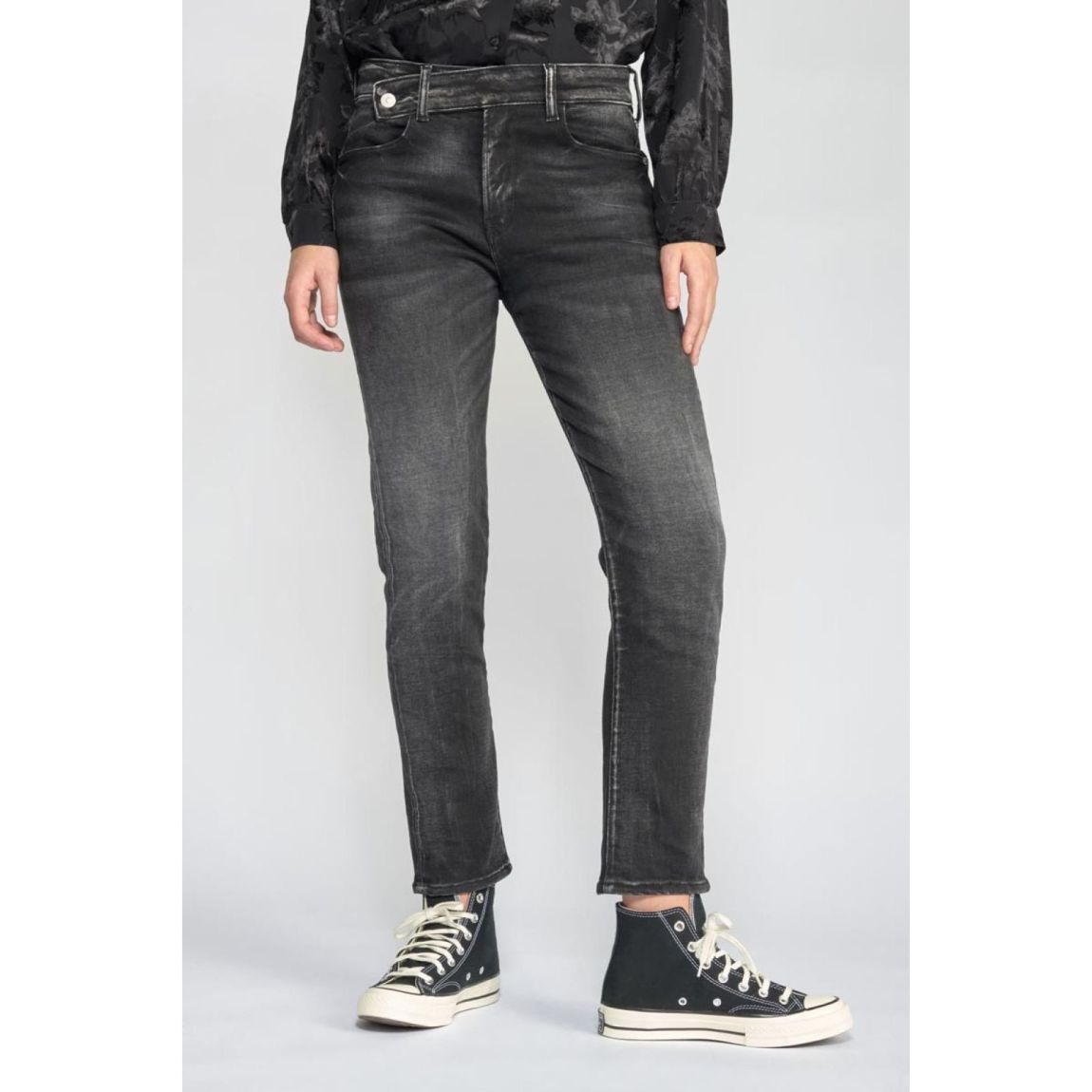 Jeans Regular, Droit 400/17 Mom Taille Haute main product photo
