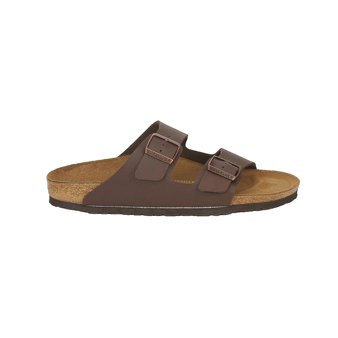 Sandales Birkenstock Arizona Dunkelbraun Birkoflor Etroite main product photo