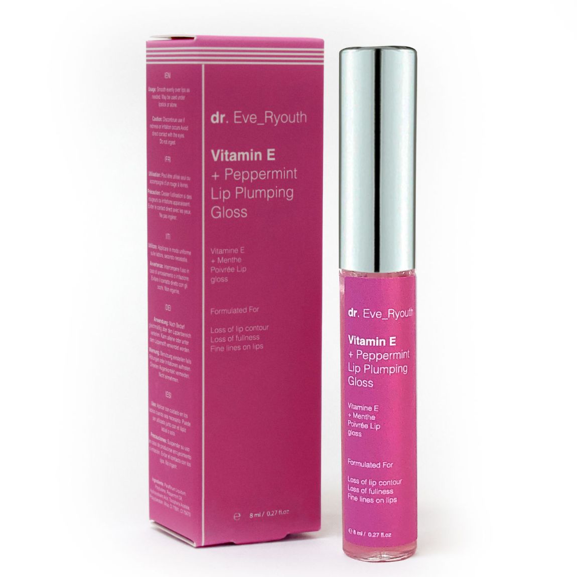 Repulpant les lèvres à la vitamine E et à la menthe poivrée 8 ml main product photo