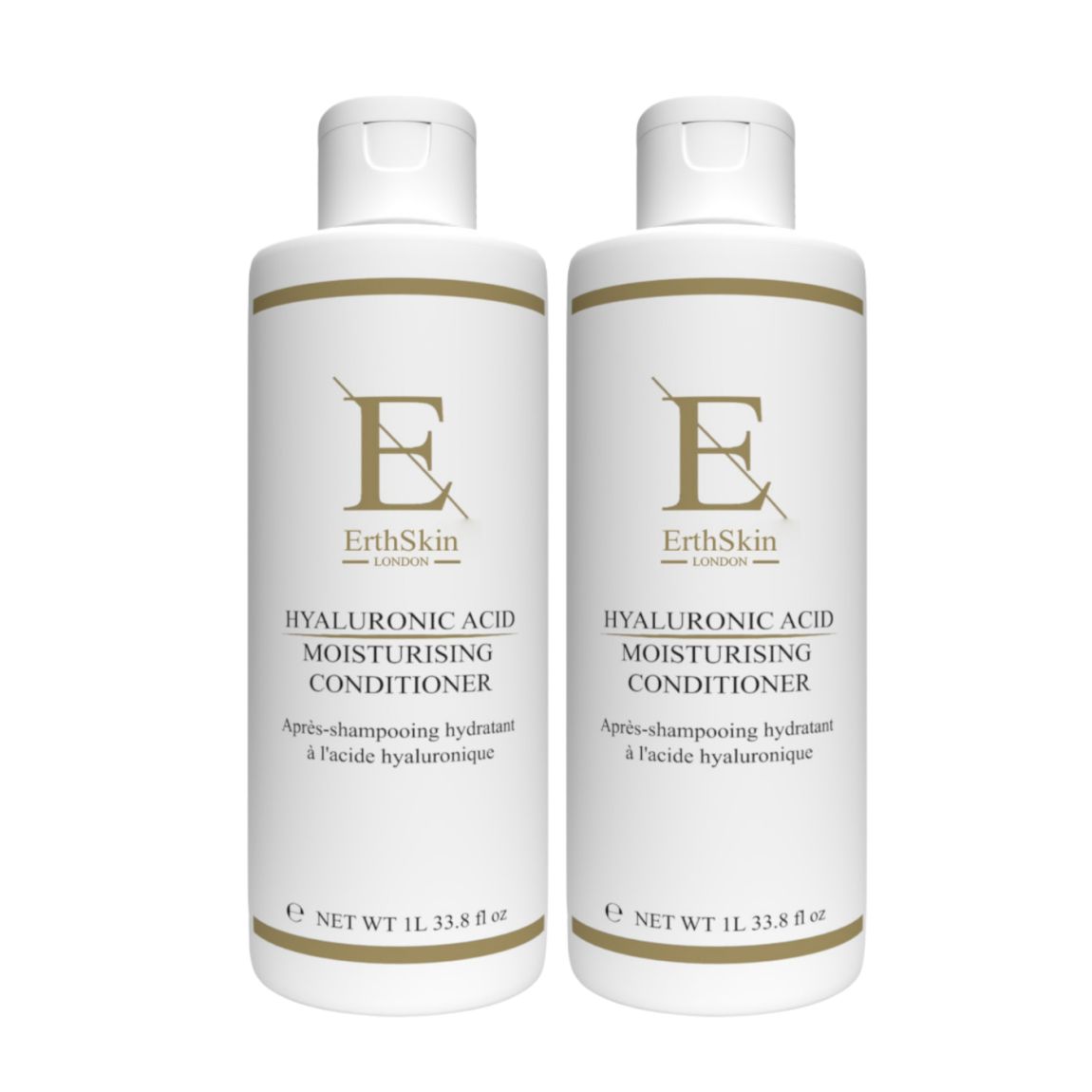 2x Après-shampooing hydratant à l'acide hyaluronique 1L main product photo
