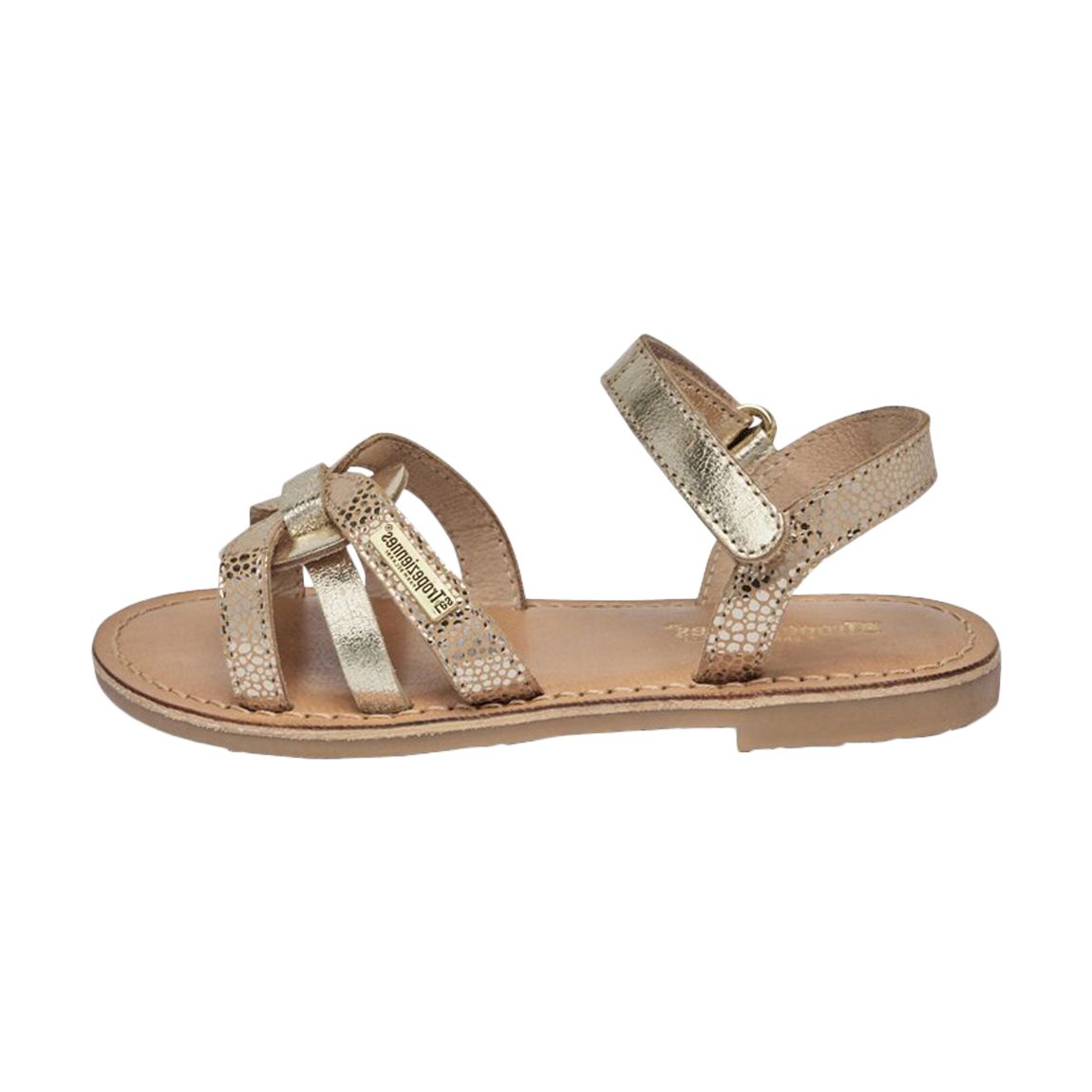 Sandale Cuir Enfant Par M.Belarbi Badalia Or/Multi main product photo