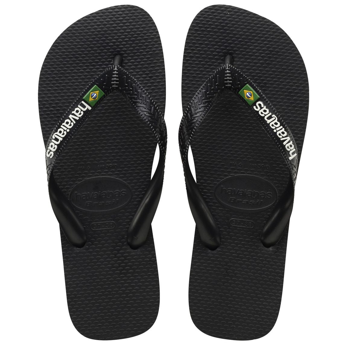 Tong Enfant Brasil Logo Black/Black main product photo