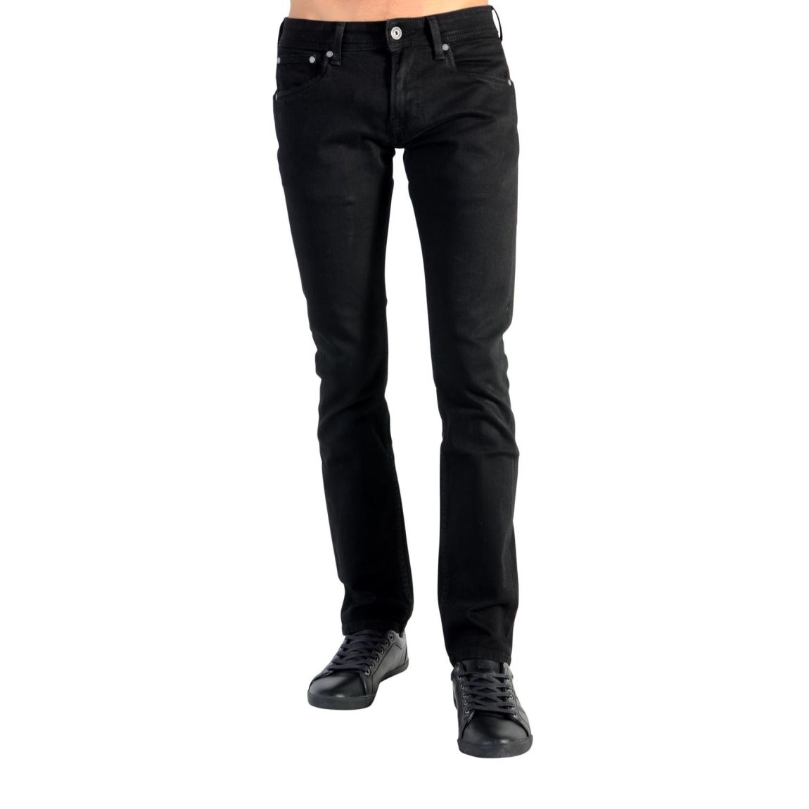 Jeans Enfant Cashed Noir main product photo