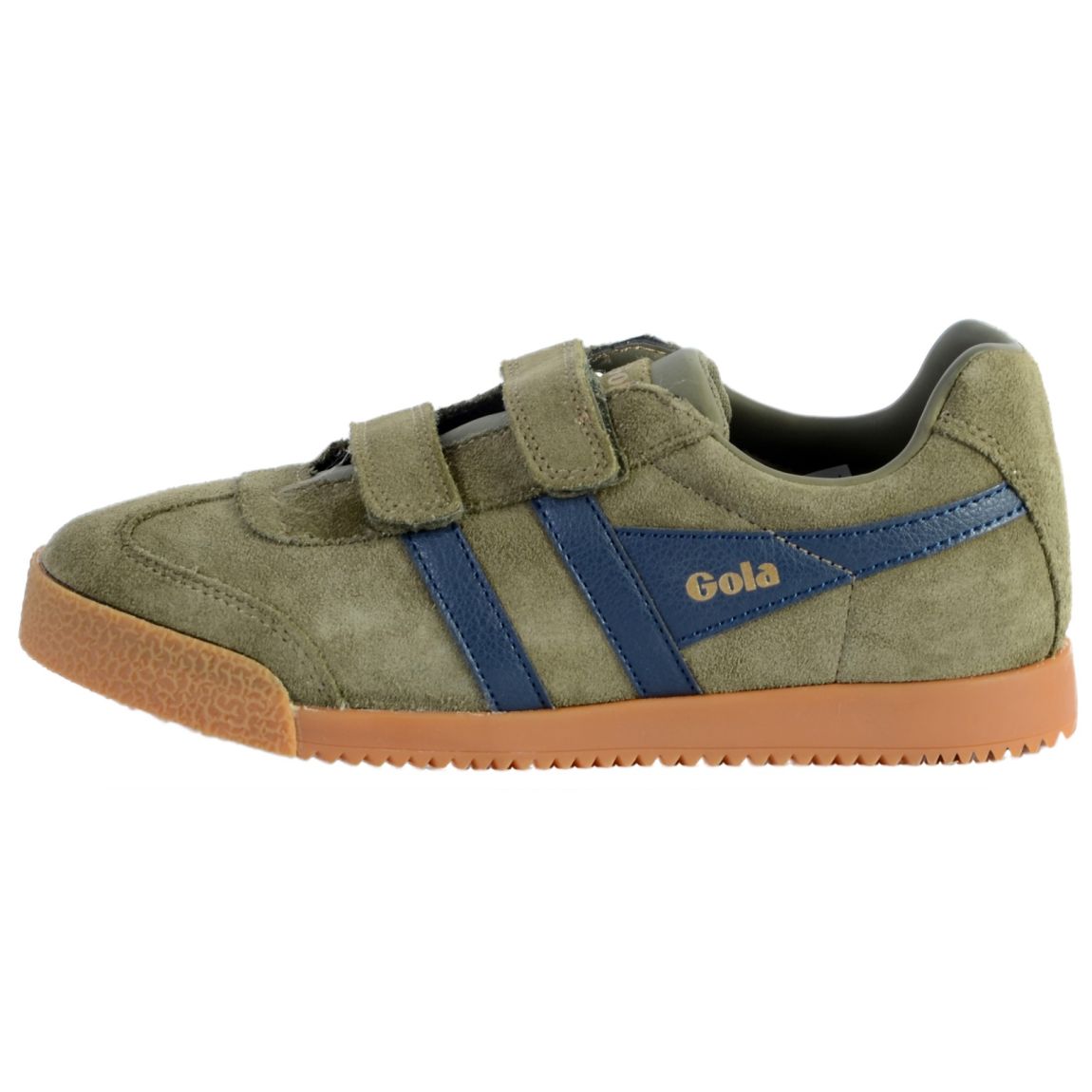 Basket Enfant Harrier Velcro Kaki Marine main product photo