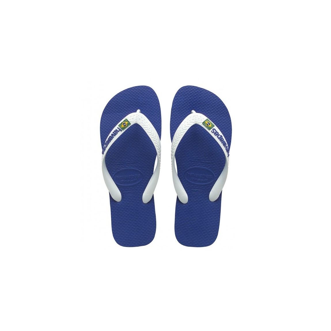 tong havaianas h brazil logo pour homme Bleu main product photo