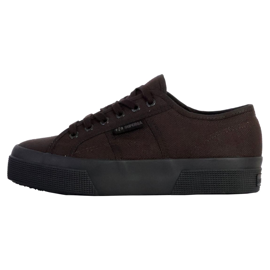 Basket Basse à Lacets Superga Platform Noir main product photo