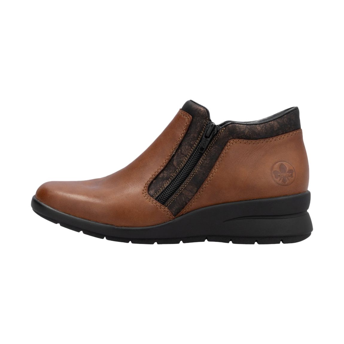 Basket Montante Cuir Marron main product photo
