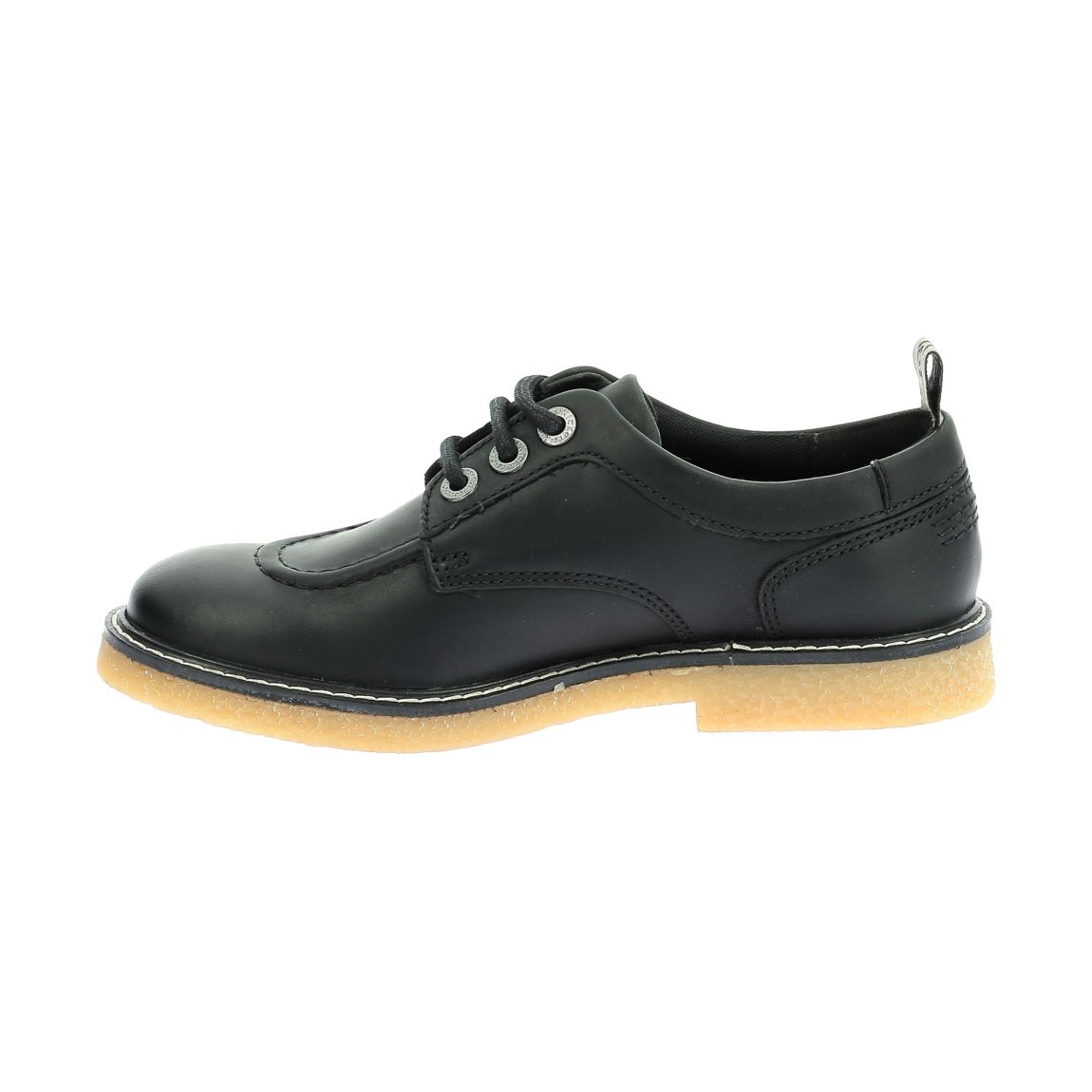Derbies Cuir Kick Levy Noir/Miel main product photo