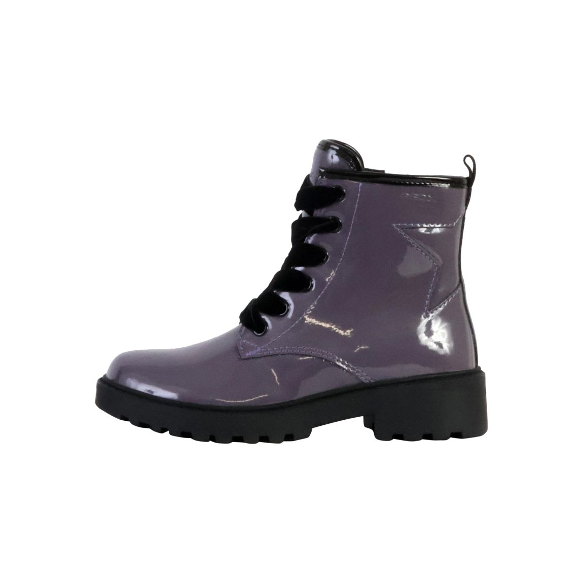 Bottes à Lacets Casey Noir purple main product photo