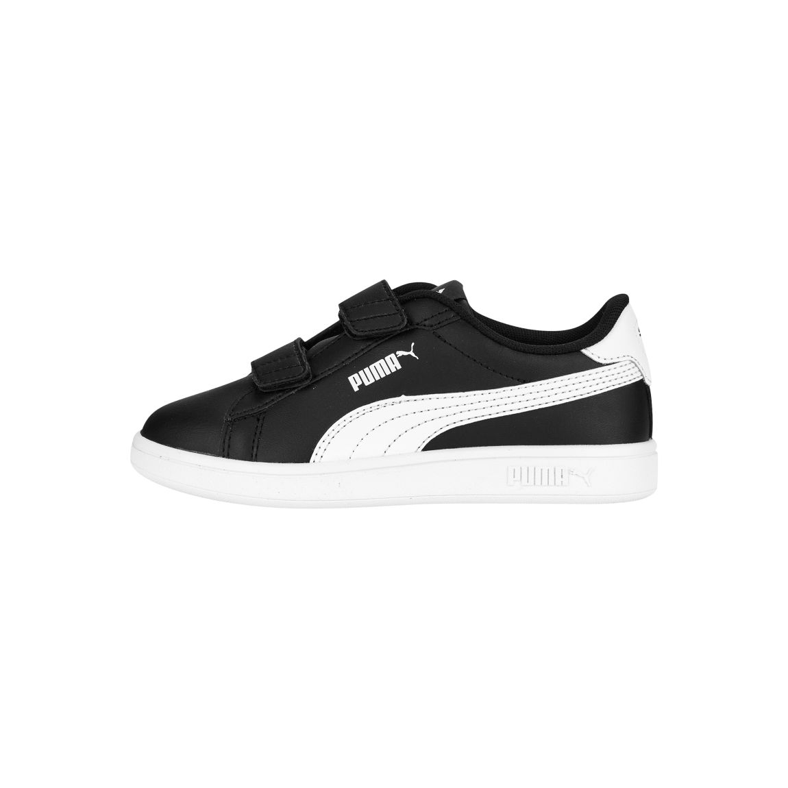 Basket Basse Cuir Enfant Smash 3.0 L V Ps Puma Noir Puma Blanc main product photo