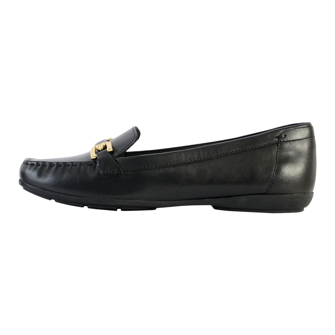 Mocassin Cuir Annytah Noir main product photo