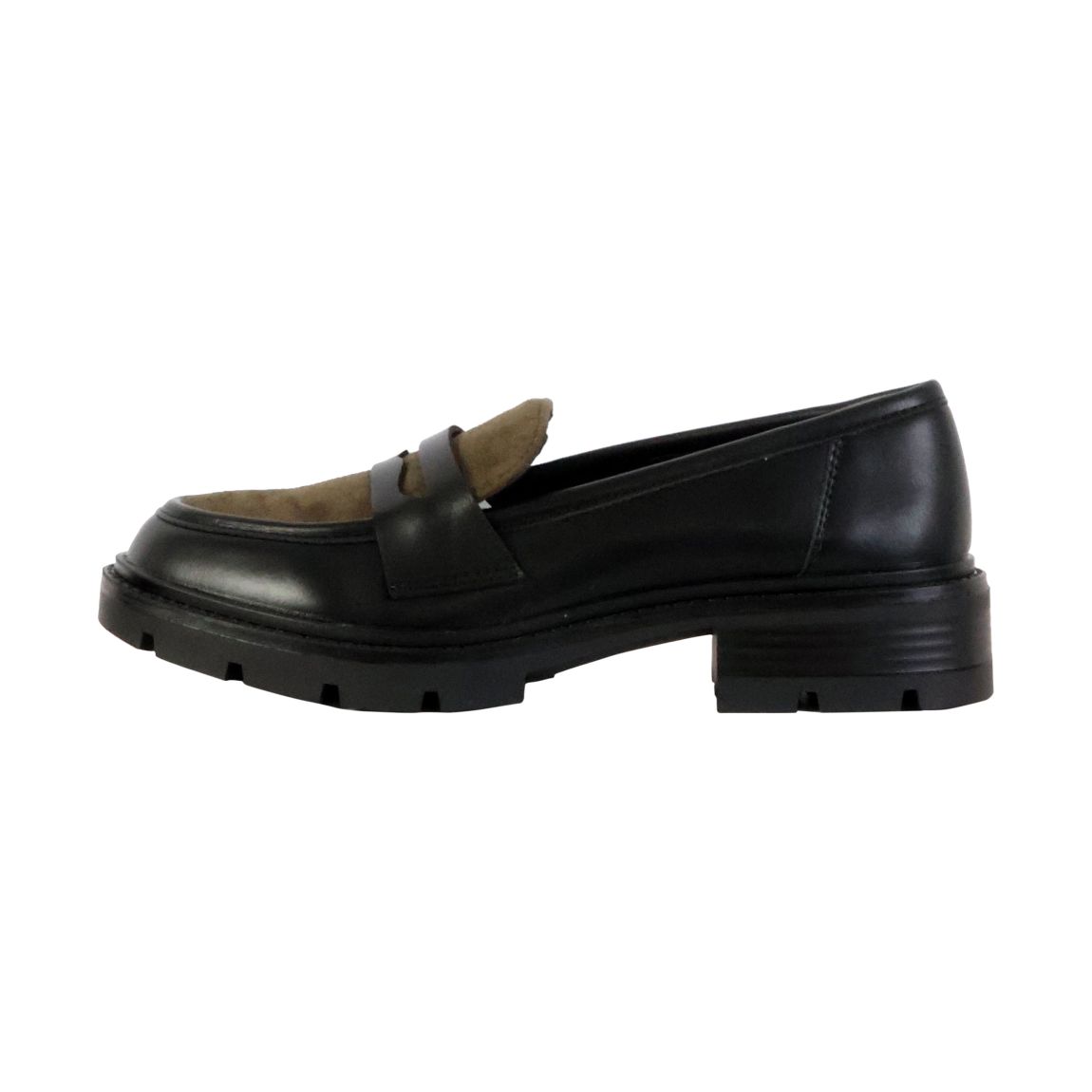 Mocassin à Enfiler Noir/Kaki main product photo