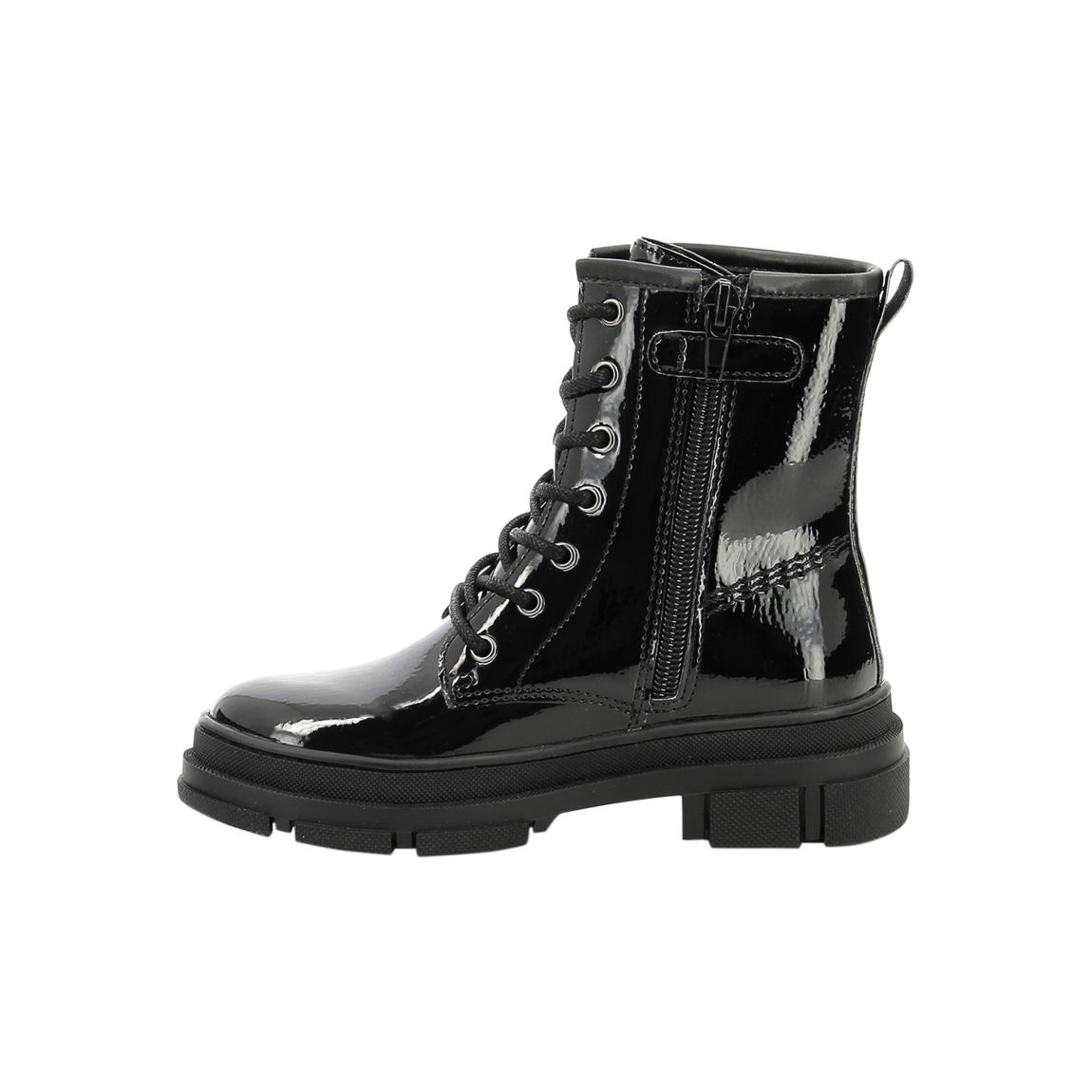 Bottes à Lacets Kick Goji Noir Vernis main product photo
