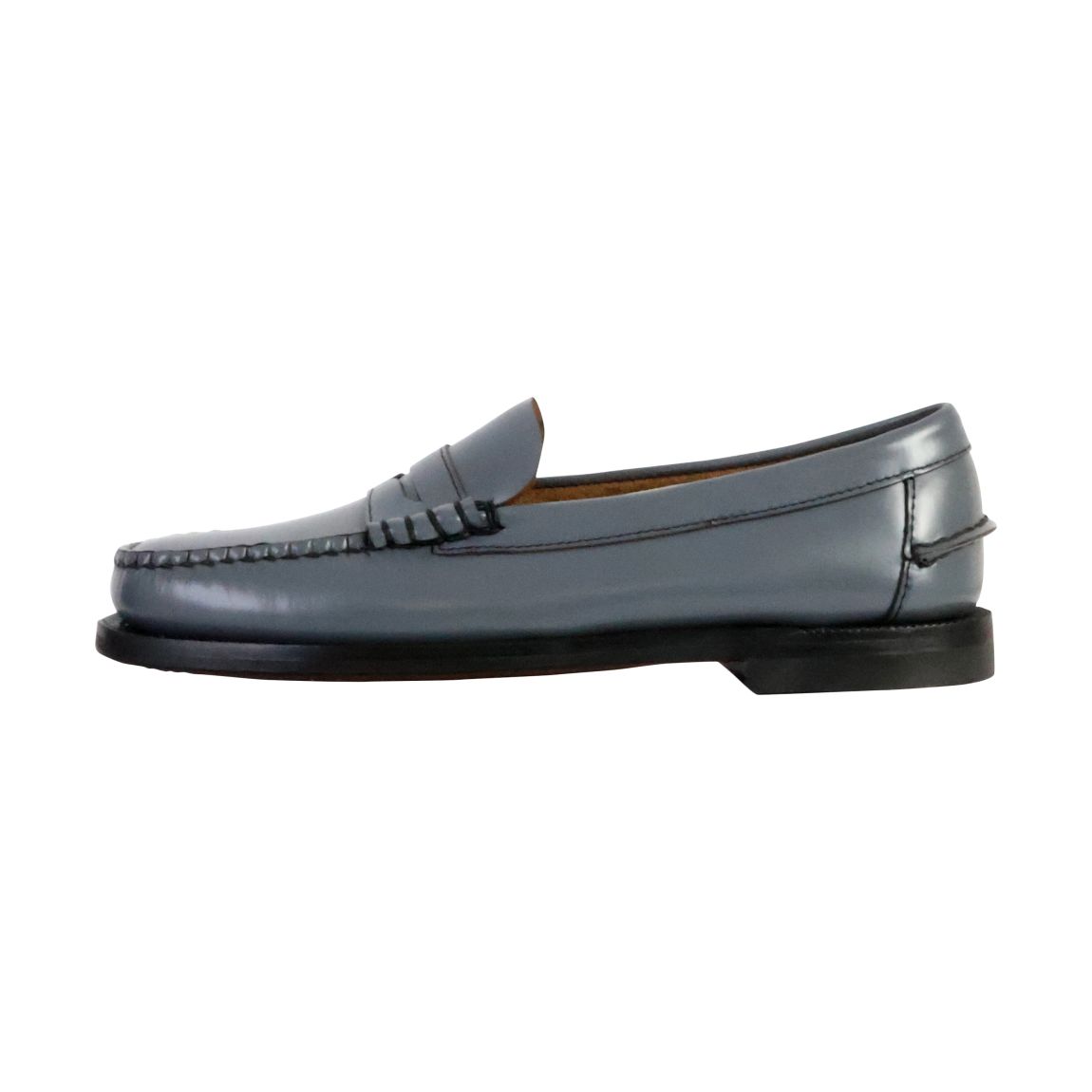 Moccassin Cuir Sebago Classic Dan Woman Gris main product photo